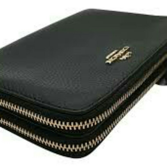 {SOLD}●COACH DOUBLE ZIP WRISTLET - Picture 4 of 7